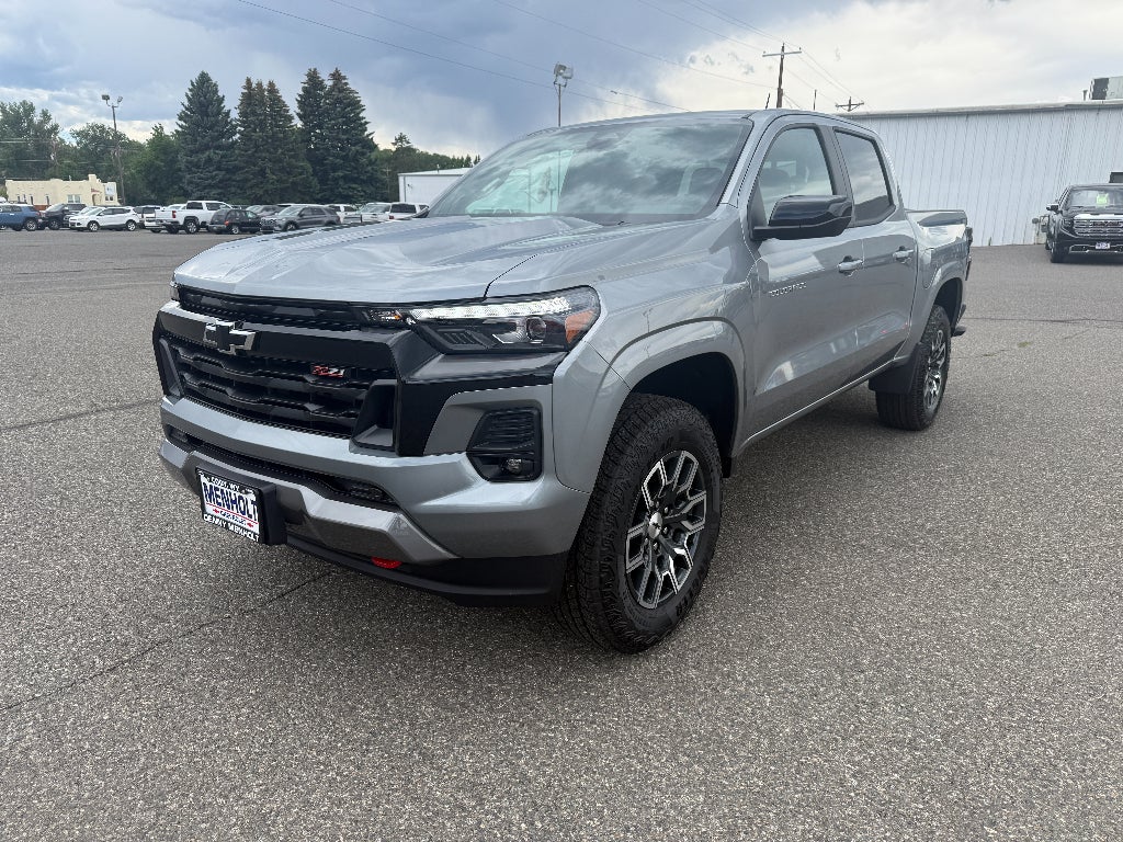 2026 Chevrolet Colorado Z71 in Sterling Gray Metallic — front three-quarter view