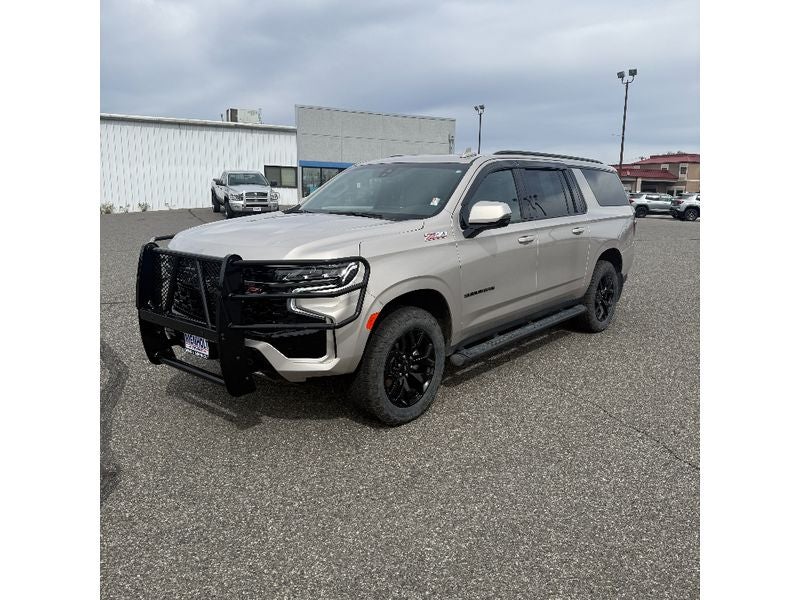 2022 Chevrolet Suburban Z71 in Empire Beige Metallic — front three-quarter view